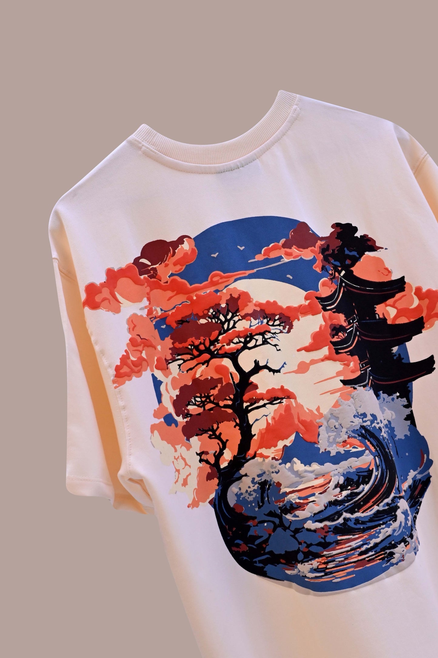 JAPANESE NIGHT (candle creme) TSHIRT