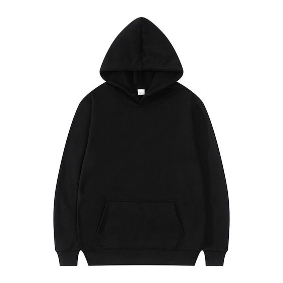 Black kangaroo Pocket Hoodie